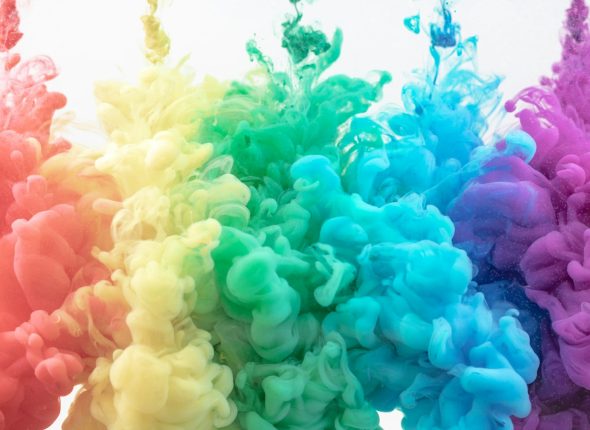 assorted-color smoke