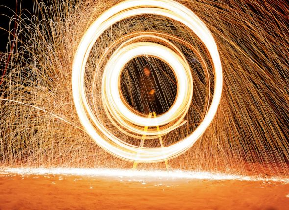 time lapse photography of LED waters