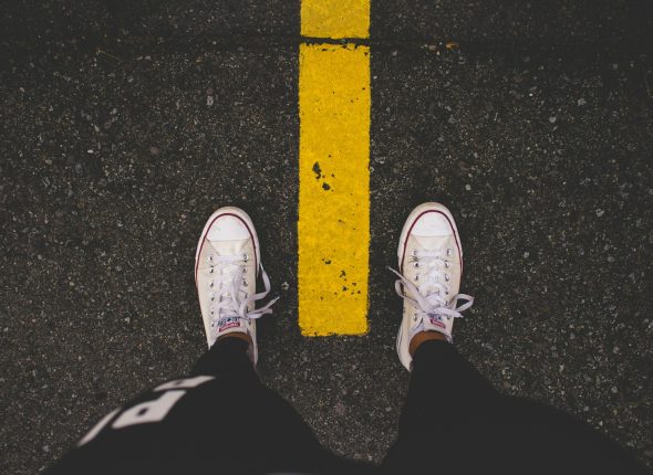 white Converse All-Star low-tops